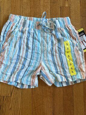 Briggs Women's Multicolor Striped Beach Shorts